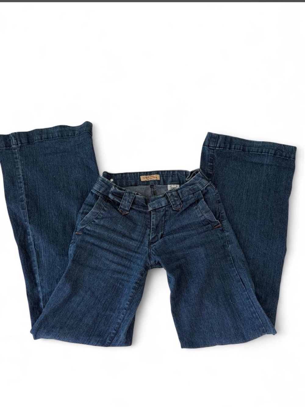 Paris Blues Y2K Adjustable Waist Flare Jeans